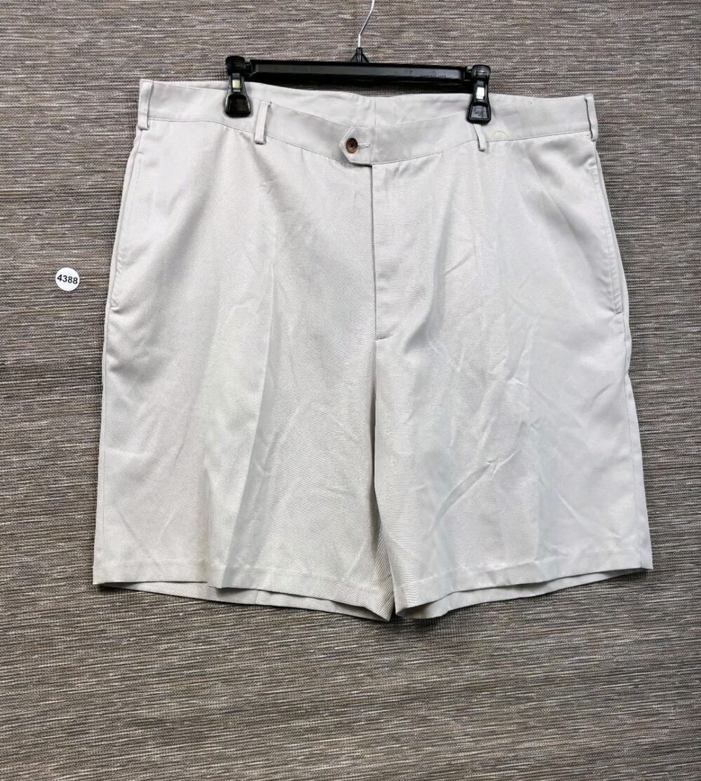 Donald Ross Khaki Chino Shorts Mens Size 40 Beige Casual Classic